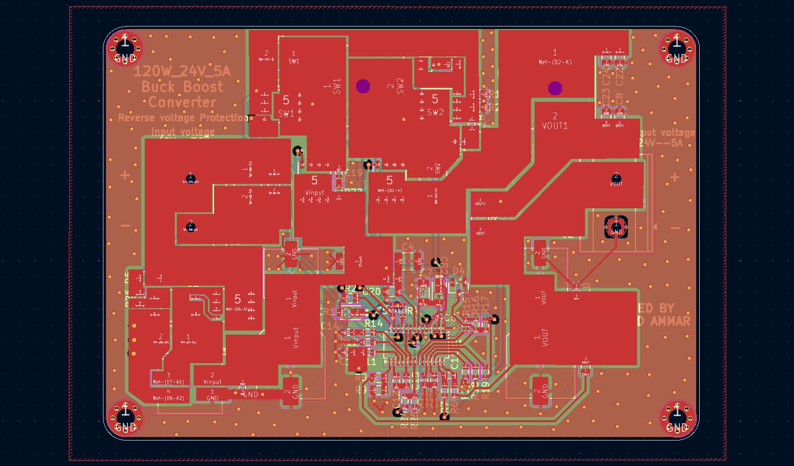 24V 5A Buck Converter PCB Design