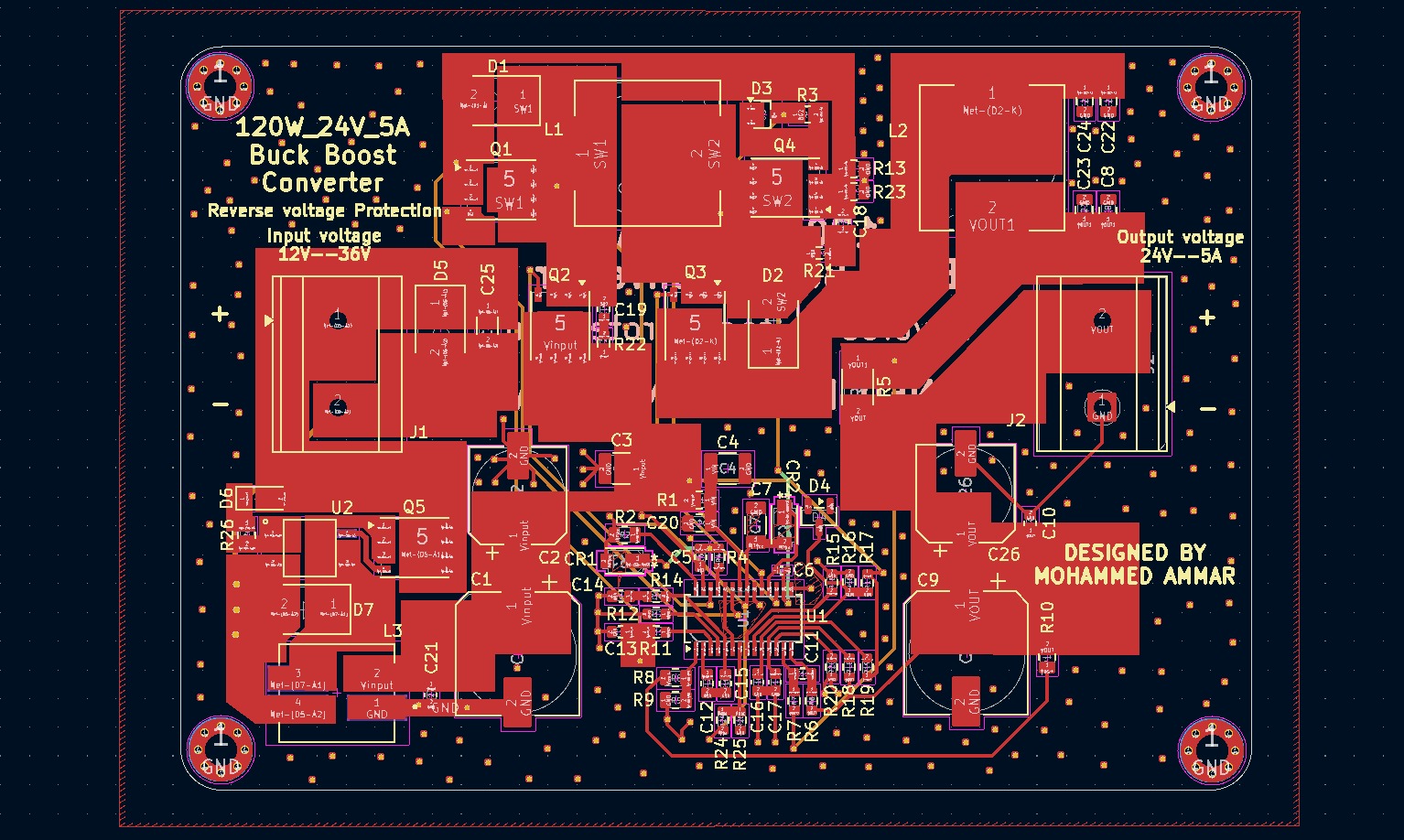 24V 5A Buck Converter PCB Design
